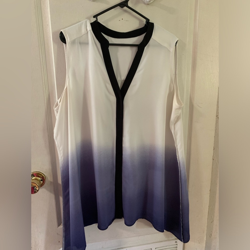 Plus size sleeveless top